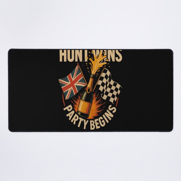 Item preview, Hunt Wins Party Begins James Hunt Vintage Racing designed and sold by MICAAZAR.