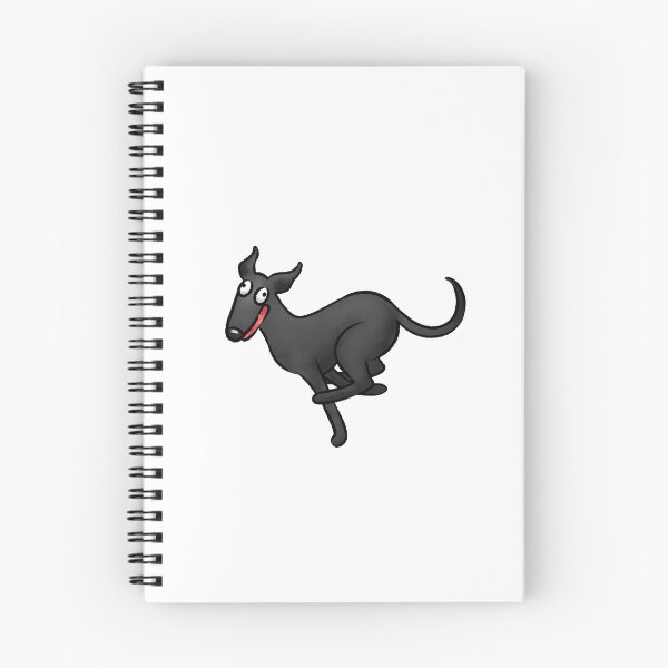 Item preview, Zoomies - Black Hound designed and sold by Tessa Draws Stoof.