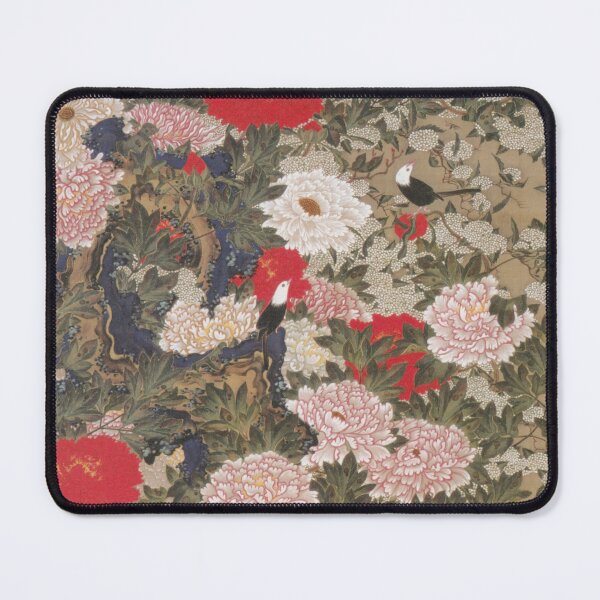 Item preview, Peonies and Small Birds – Ito Jakuchu (1765) PD designed and sold by HIKARIMi.