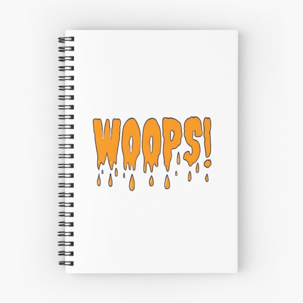 Item preview, Bold Dripping "WOOPS!" Typography – Funny Mistake Design for Stickers, Tees, Posters & More designed and sold by Bright Nest Studio.