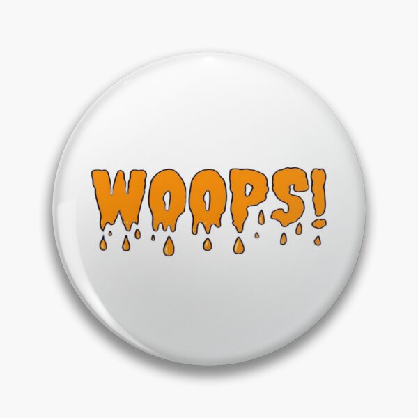 Item preview, Bold Dripping "WOOPS!" Typography – Funny Mistake Design for Stickers, Tees, Posters & More designed and sold by Bright Nest Studio.