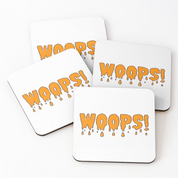 Item preview, Bold Dripping "WOOPS!" Typography – Funny Mistake Design for Stickers, Tees, Posters & More designed and sold by Bright Nest Studio.