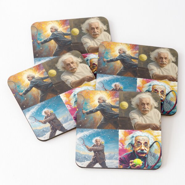 Item preview, Genius Tennis Pop Art - 4 Panel Design designed and sold by kiwiossi53.