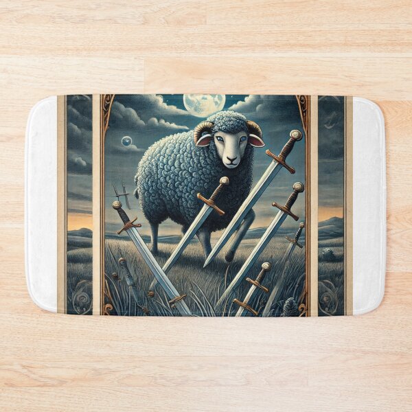 Item preview, Sheepism – Seven of Swords Tarot Card designed and sold by Thpoar.
