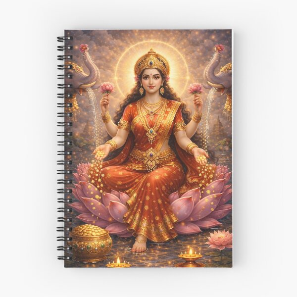 Item preview, Goddess Lakshmi Bestower of Prosperity designed and sold by Sacredvision.