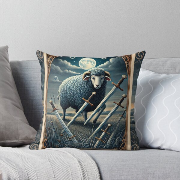Item preview, Sheepism – Seven of Swords Tarot Card designed and sold by Thpoar.