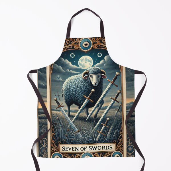 Item preview, Sheepism – Seven of Swords Tarot Card designed and sold by Thpoar.