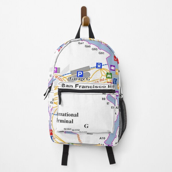 Item preview, San Francisco International Airport Terminal Map SFO designed and sold by KALEIDOSCOPE UK.