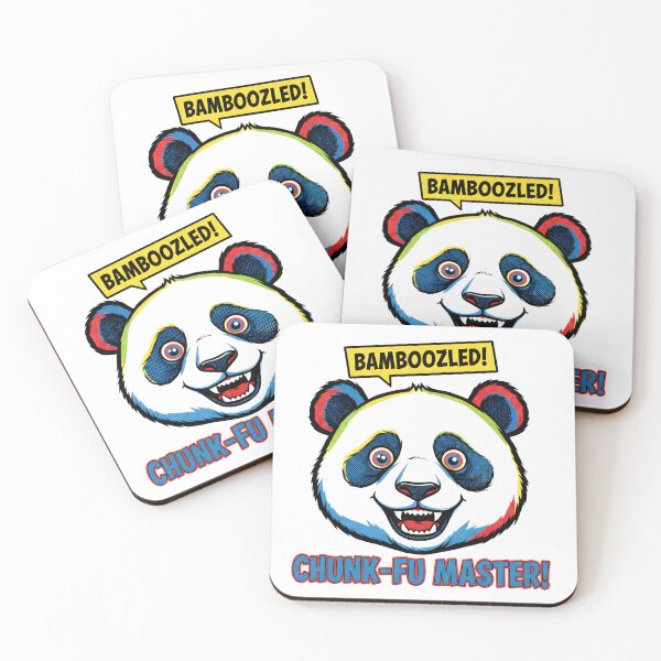 Item preview, Bamboozled Panda Chunk-Fu Master Pop Art designed and sold by dreephic22.