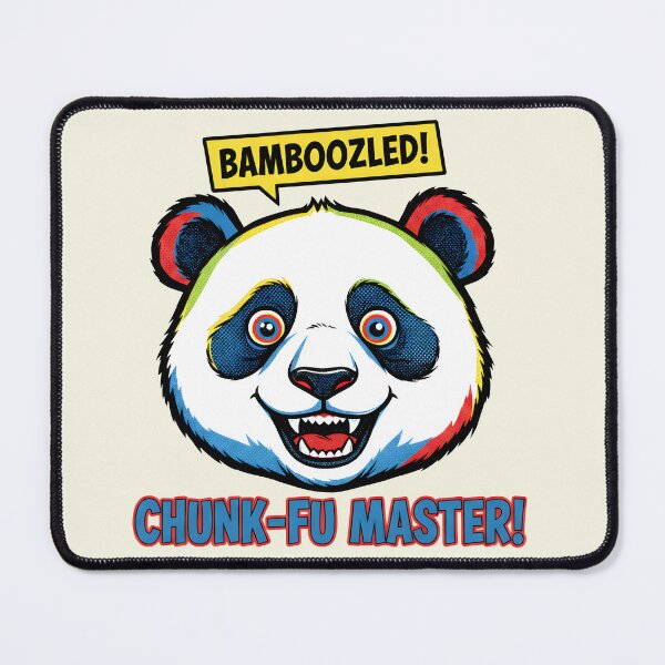 Item preview, Bamboozled Panda Chunk-Fu Master Pop Art designed and sold by dreephic22.