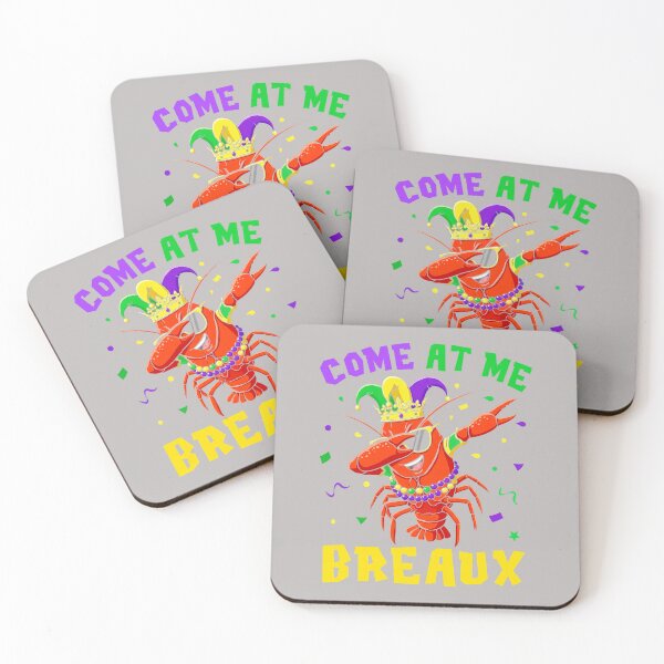 Item preview, Come at Me Breaux Crawfish Beads Funny Mardi Gras Carnival  designed and sold by mjohnson9.