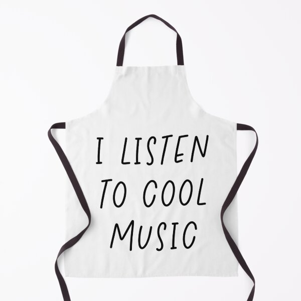 Item preview, I Listen to Cool Music – Minimalist Quote for Music Lovers & Indie Fans designed and sold by imaniko.