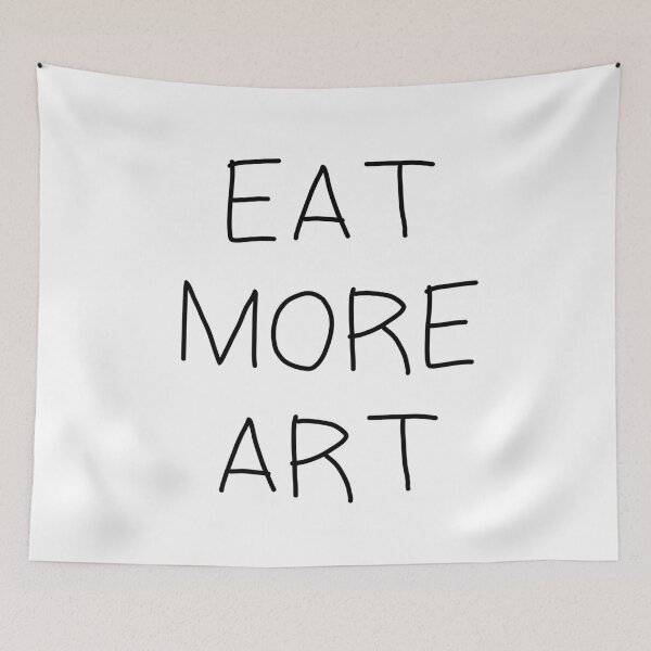 Item preview, Eat More Art – Creative Lifestyle Quote for Artists & Art Lovers designed and sold by imaniko.