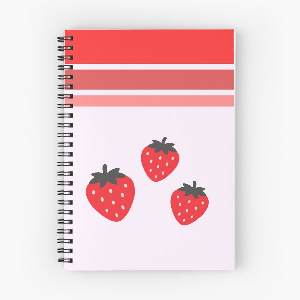 Item preview, Strawberry Stripes – Cute & Elegant Aesthetic designed and sold by Akalternativ.