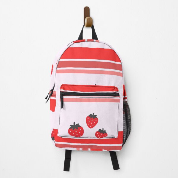 Item preview, Strawberry Stripes – Cute & Elegant Aesthetic designed and sold by Akalternativ.