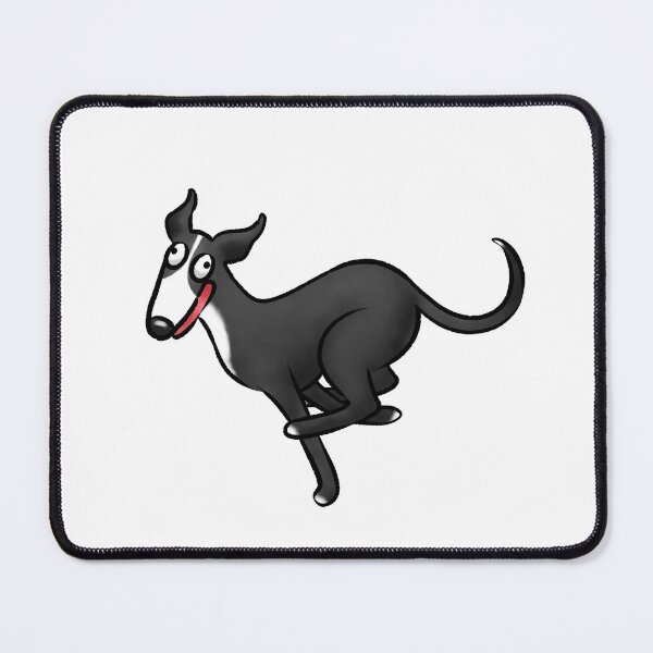 Item preview, Zoomies - Black and White Hound designed and sold by Tessa Draws Stoof.