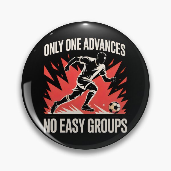 Item preview, Only One Advances No Easy Groups Soccer Action Dynamic Art designed and sold by SplashTastic.