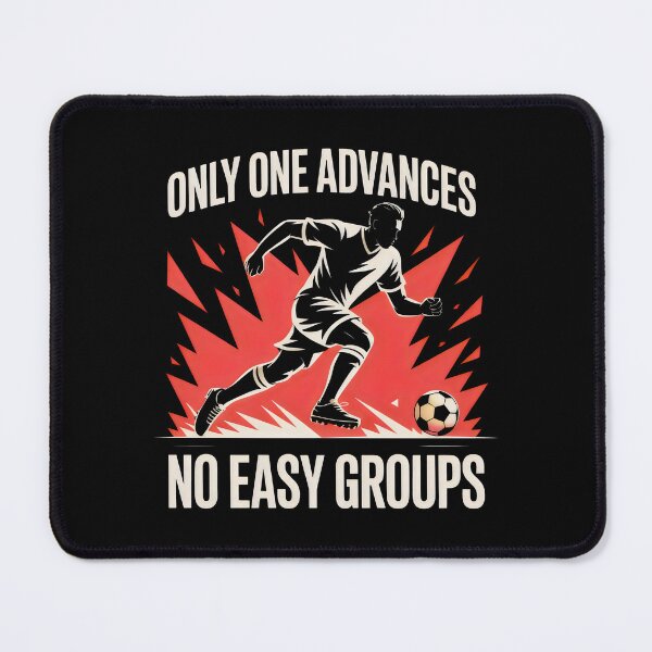 Item preview, Only One Advances No Easy Groups Soccer Action Dynamic Art designed and sold by SplashTastic.