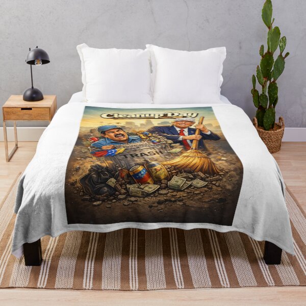 Item preview, Cleanup Day – Political Satire Illustration designed and sold by storelibertys.