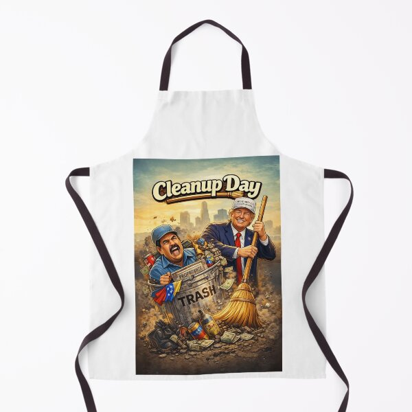 Item preview, Cleanup Day – Political Satire Illustration designed and sold by storelibertys.