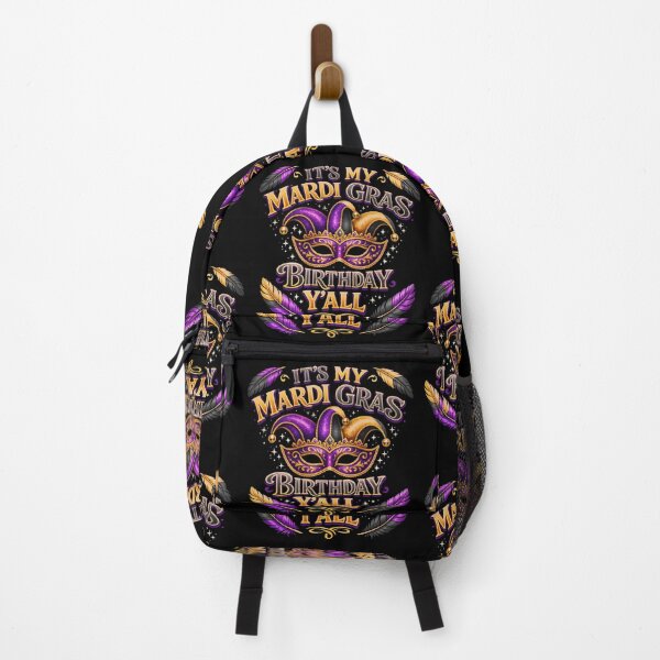 Item preview, Mardi Gras Birthday It's My Mardi Gras Birthday Y'all Gift designed and sold by Ali-printshop.
