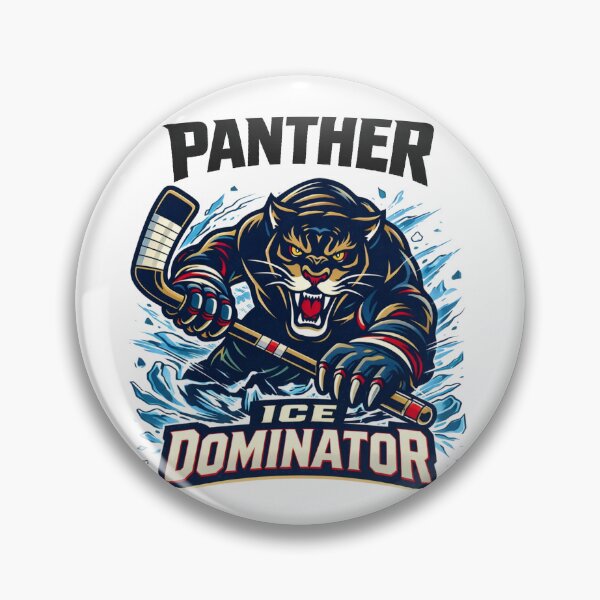 Item preview, Ice Dominator Panther Hockey Mascot Design designed and sold by Graphic Therapist.
