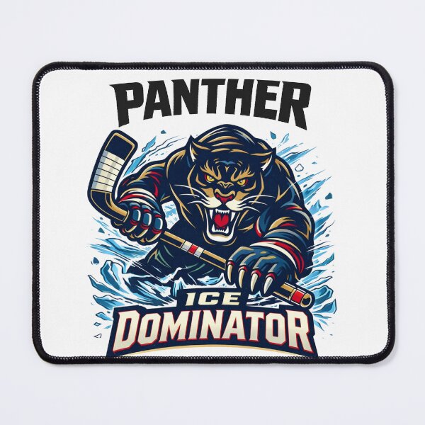 Item preview, Ice Dominator Panther Hockey Mascot Design designed and sold by Graphic Therapist.