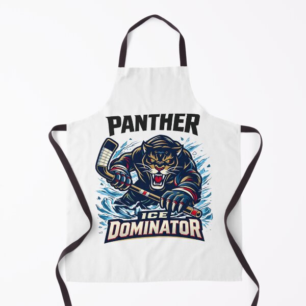 Item preview, Ice Dominator Panther Hockey Mascot Design designed and sold by Graphic Therapist.