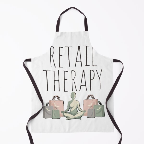 Item preview, Retail therapy meditation yoga pose designed and sold by JediKittenWars.