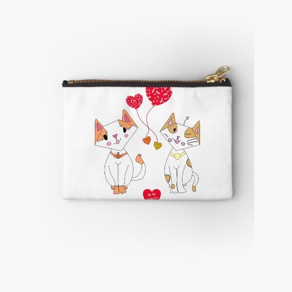 Item preview, Be My Valentine Two Picasso-style Cats. designed and sold by Dinasshop.