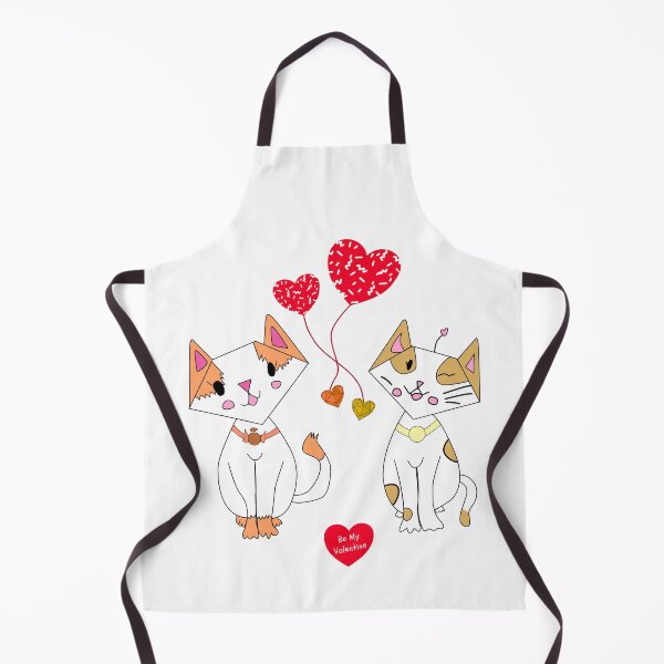 Item preview, Be My Valentine Two Picasso-style Cats. designed and sold by Dinasshop.