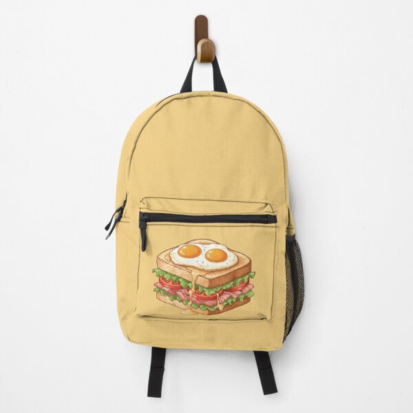 Item preview, Gourmet Breakfast Sandwich - Fried Egg & Crispy Bacon Toast designed and sold by cozy corner co. .