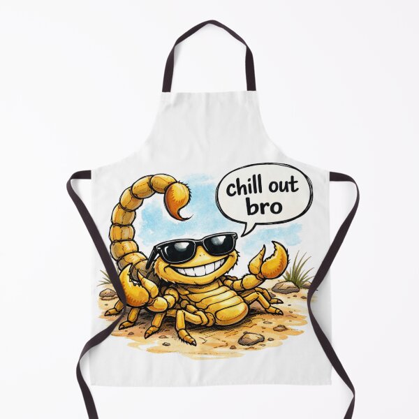 Item preview, #CHILL OUT BRO deathstalker scorpion designed and sold by TIPOTENIOS.