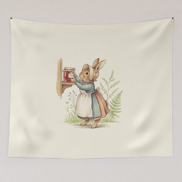 Item preview, The Little Rabbit's Pantry - Sweet Strawberry Jam designed and sold by Pasteltone.