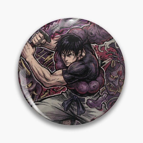 Item preview, Toji Tall Muscular Scarred Assassin Zero Energy Heavenly Restriction Fighter Inspired by Dark Anime Manga Fan Art designed and sold by Senpaiwaves.