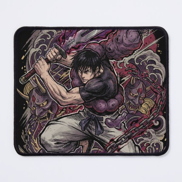 Item preview, Toji Tall Muscular Scarred Assassin Zero Energy Heavenly Restriction Fighter Inspired by Dark Anime Manga Fan Art designed and sold by Senpaiwaves.