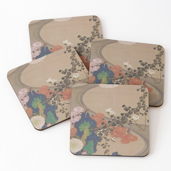 Item preview, Chrysanthemum & Flowing Water – Ito Jakuchu (1766) designed and sold by HIKARIMi.