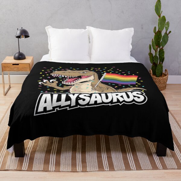 Item preview, Allysaurus Dinosaur In Rainbow Flag For Ally LGBT Pride designed and sold by joyouartArt.