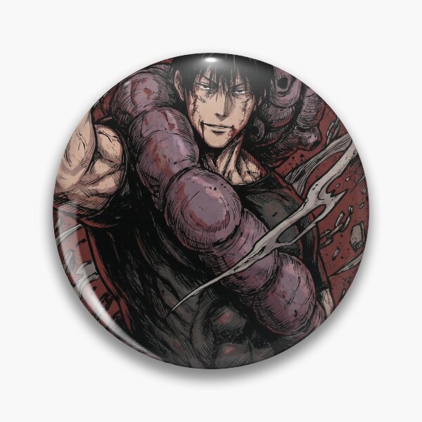 Item preview, Toji Tall Muscular Scarred Assassin Zero Energy Heavenly Restriction Fighter Inspired by Dark Anime Manga Fan Art designed and sold by Senpaiwaves.