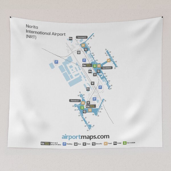 Item preview, TOKYO NARITA AIRPORT JAPAN TERMINAL NRT designed and sold by KALEIDOSCOPE UK.