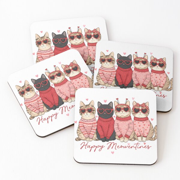 Item preview, Valentine Cat, Valentine, Heart Love Cat Valentine, Trendy Valentine, Cat Lover, Cute Cat designed and sold by DesignDenDo ⭐⭐⭐⭐⭐.