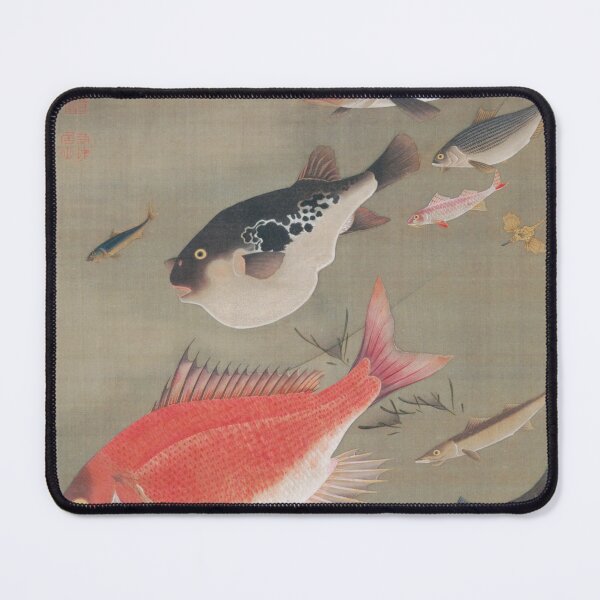 Item preview, School of Fish (Morning) – Ito Jakuchu (1766) designed and sold by HIKARIMi.