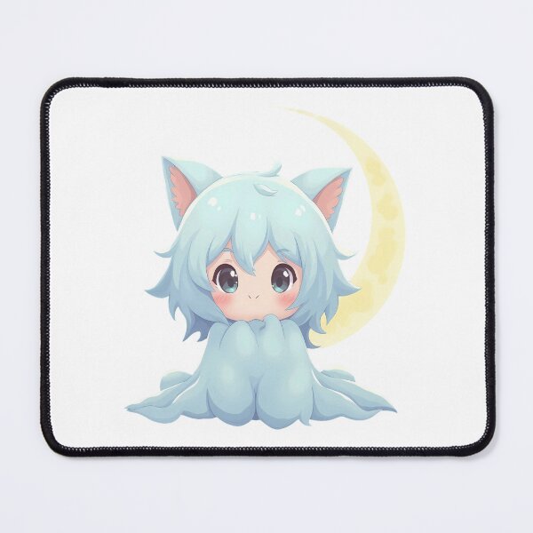 Item preview, Cute Moon Spirit – Cozy Spooky Fantasy Character designed and sold by santi-ia.
