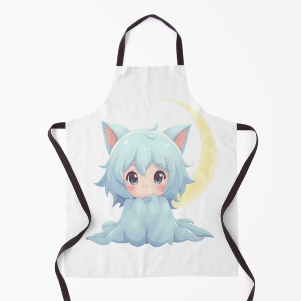 Item preview, Cute Moon Spirit – Cozy Spooky Fantasy Character designed and sold by santi-ia.