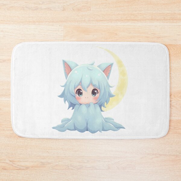 Item preview, Cute Moon Spirit – Cozy Spooky Fantasy Character designed and sold by santi-ia.