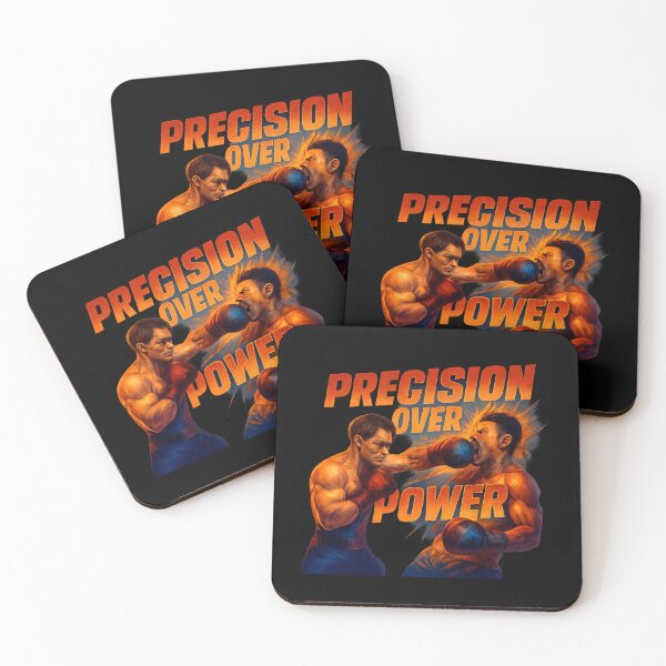 Item preview, Precision Over Power - Impact Boxing Poster Design designed and sold by MKreative Studio.