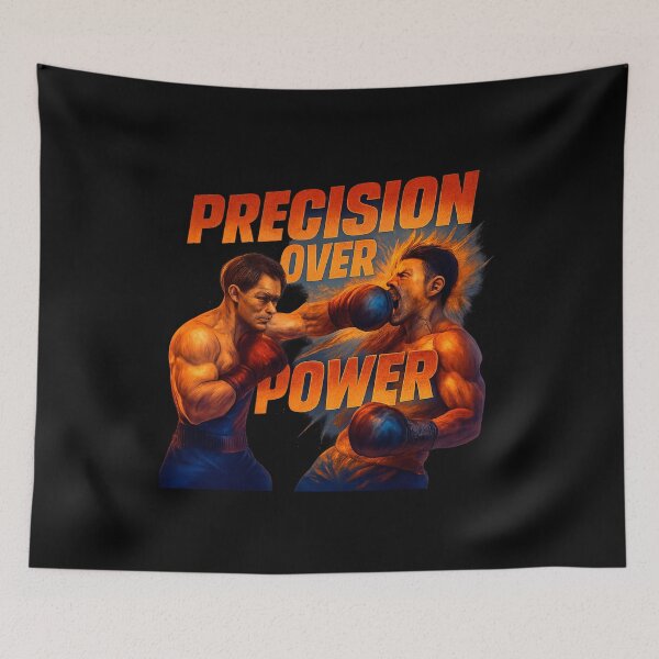 Item preview, Precision Over Power - Impact Boxing Poster Design designed and sold by MKreative Studio.