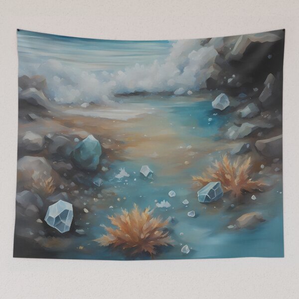 Item preview, Ocean Beach and Crystals designed and sold by CalmnessbyChoice.