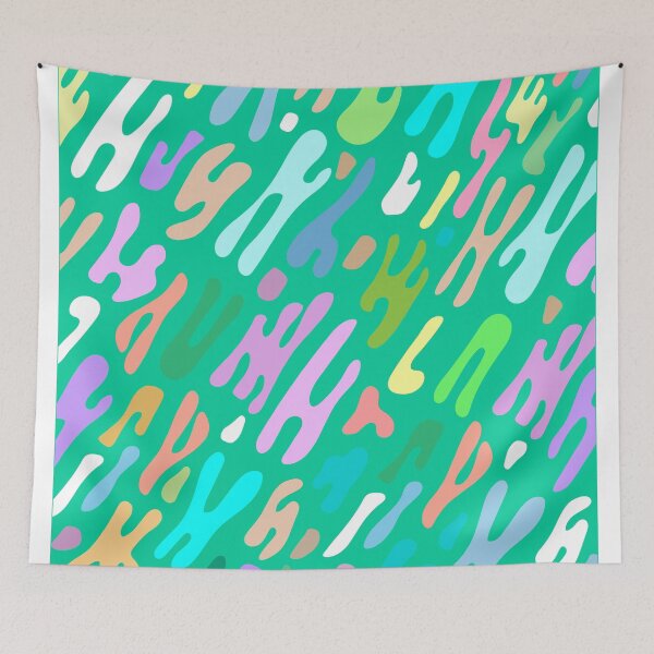 Item preview, Abstract multicolored blots shapes background designed and sold by andbeldesign.