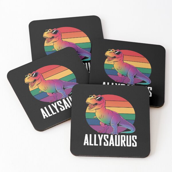 Item preview, Allysaurus Dinosaur T-Rex Rainbow Flag LGBT-Q Pride Month  designed and sold by joyouartArt.
